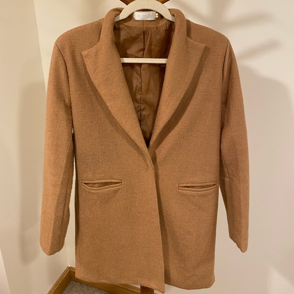 Tan Peacoat